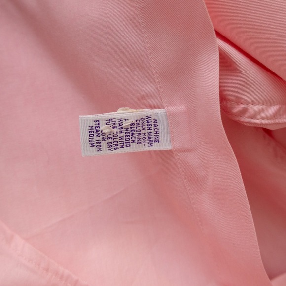 Ralph Lauren Purple Label Shirt Men 15.5 Pink Slim Fit French Cuff Made in G.B - Picture 4 of 5